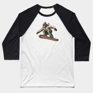 Snowboard - Vintage Baseball T-Shirt